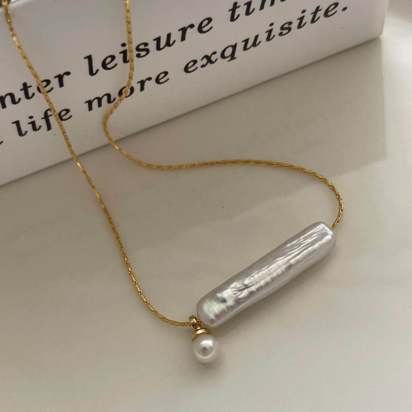 Whisper Drop Pearl Necklace - SOLIS