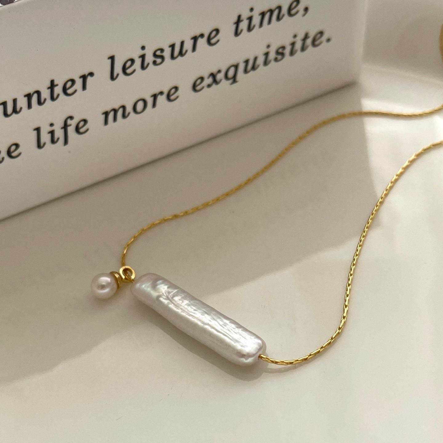 Whisper Drop Pearl Necklace - SOLIS