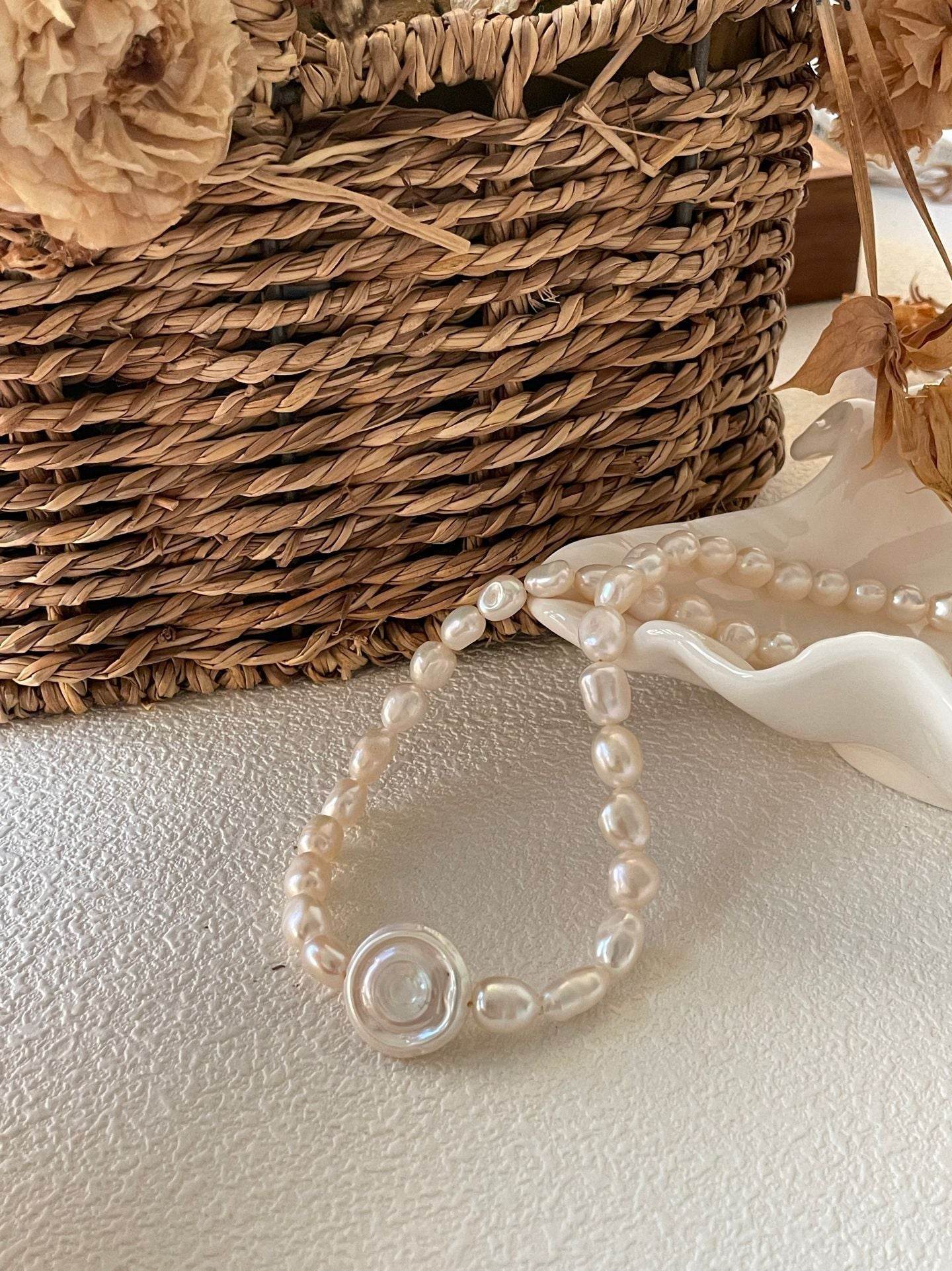 Roman Holiday Cameo Pearl Necklace – 14K Gold Filled - SOLIS