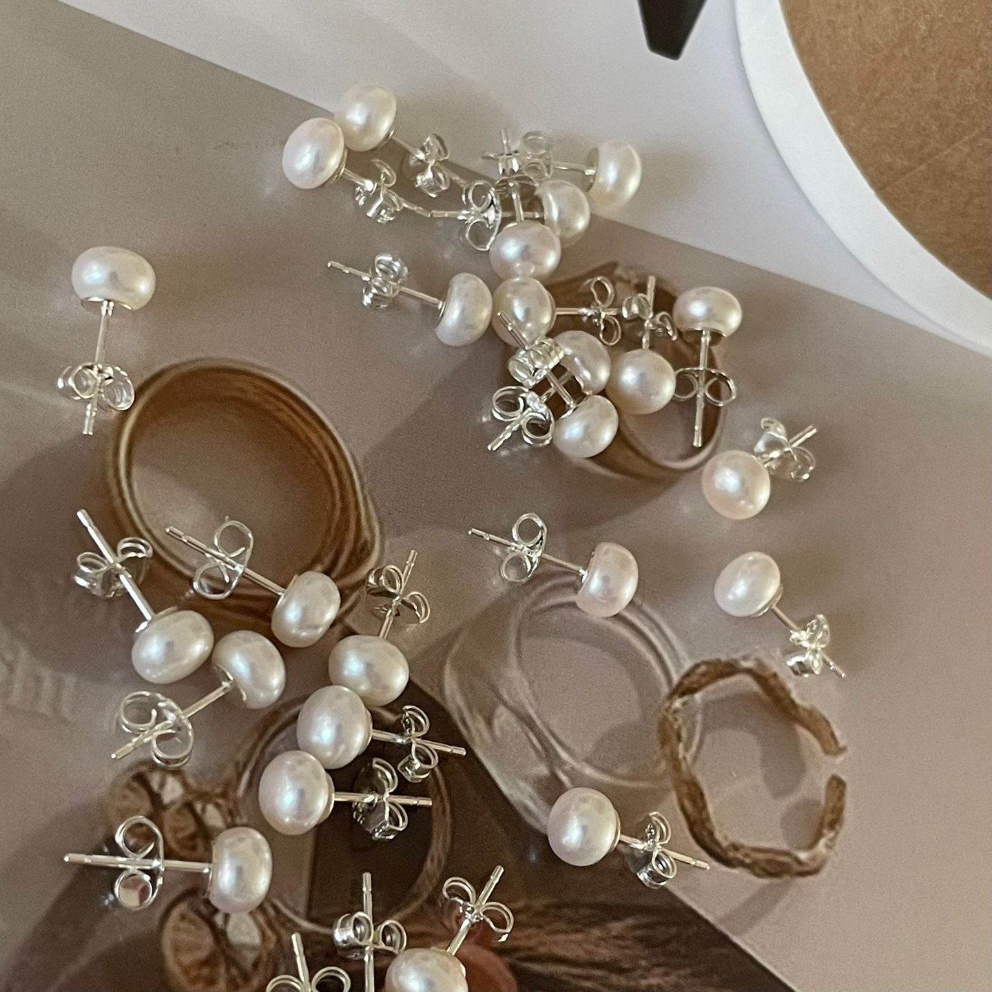 Classic Pearl Studs – Your Everyday Essential - SOLIS