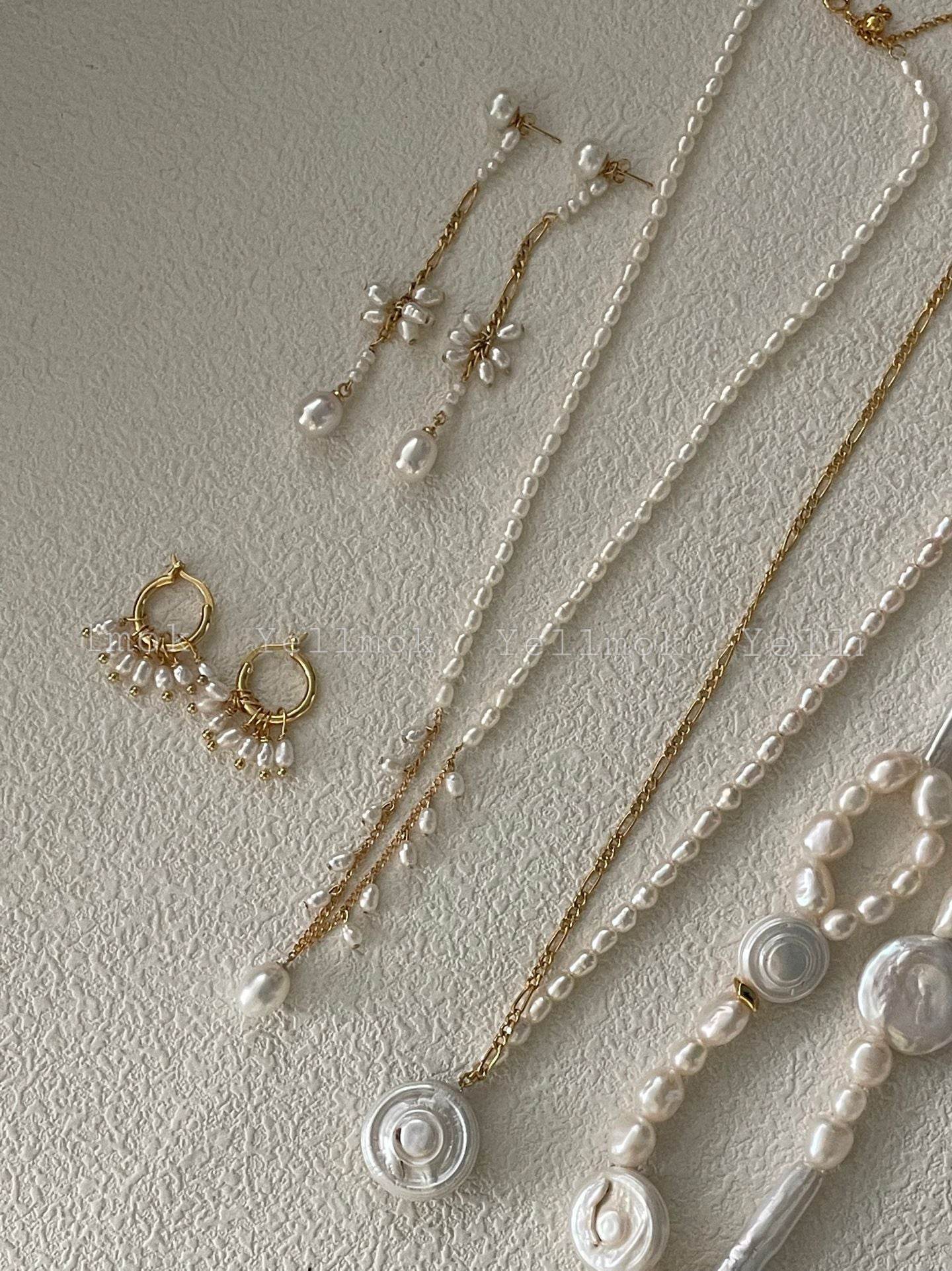 “Fleur” Freshwater Pearl Layering Necklace - SOLIS