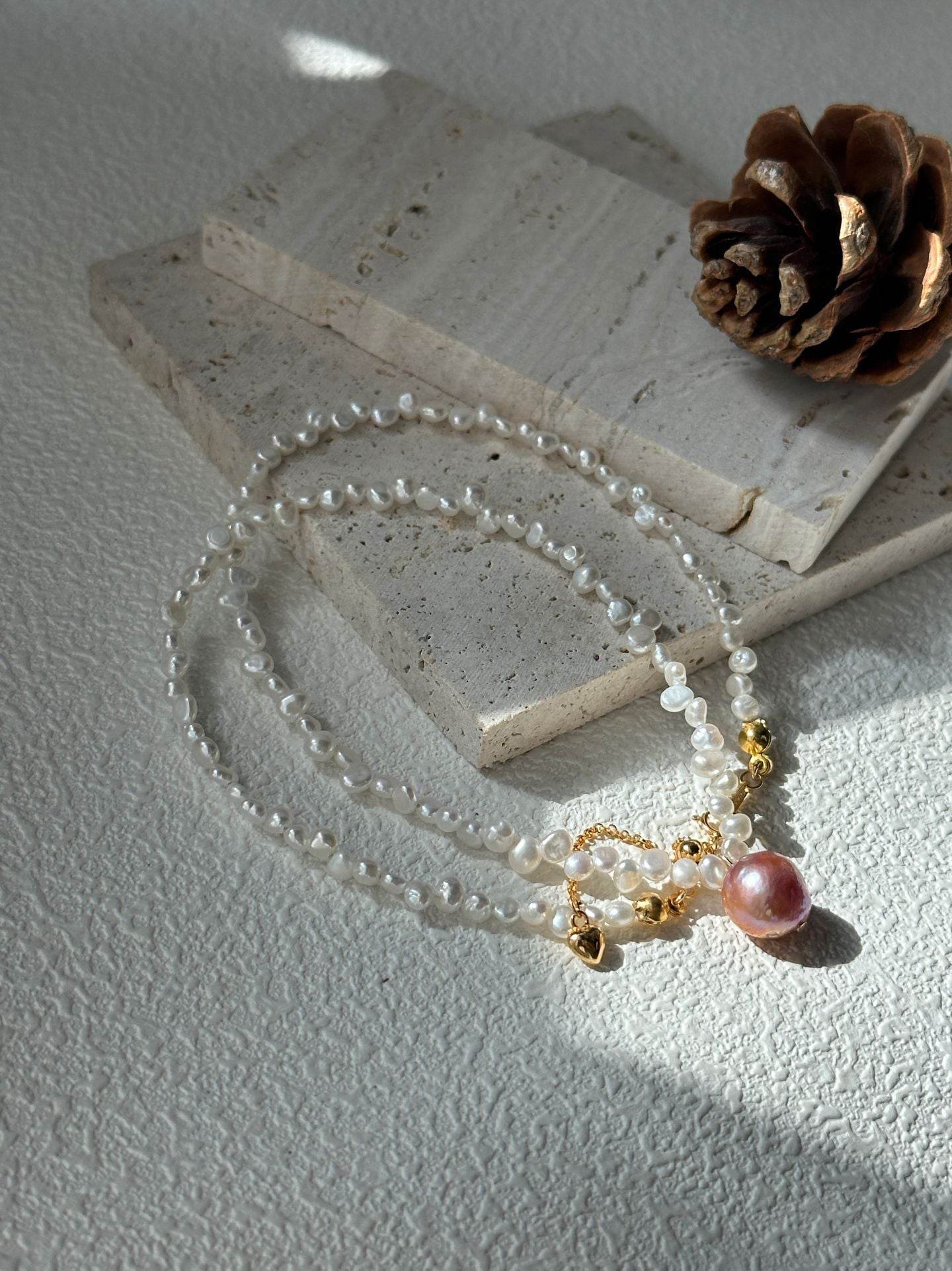 Fairycore Pearl Drop Necklace - SOLIS