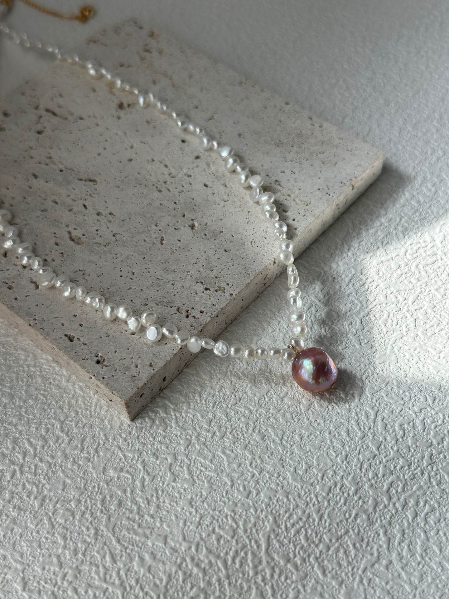 Fairycore Pearl Drop Necklace - SOLIS