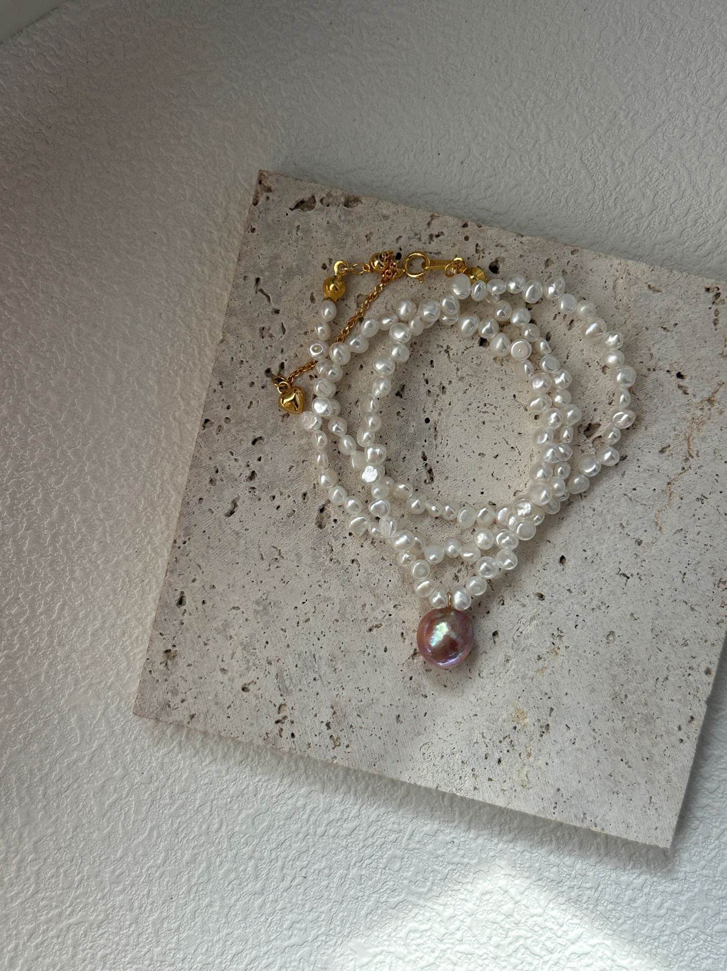 Fairycore Pearl Drop Necklace - SOLIS