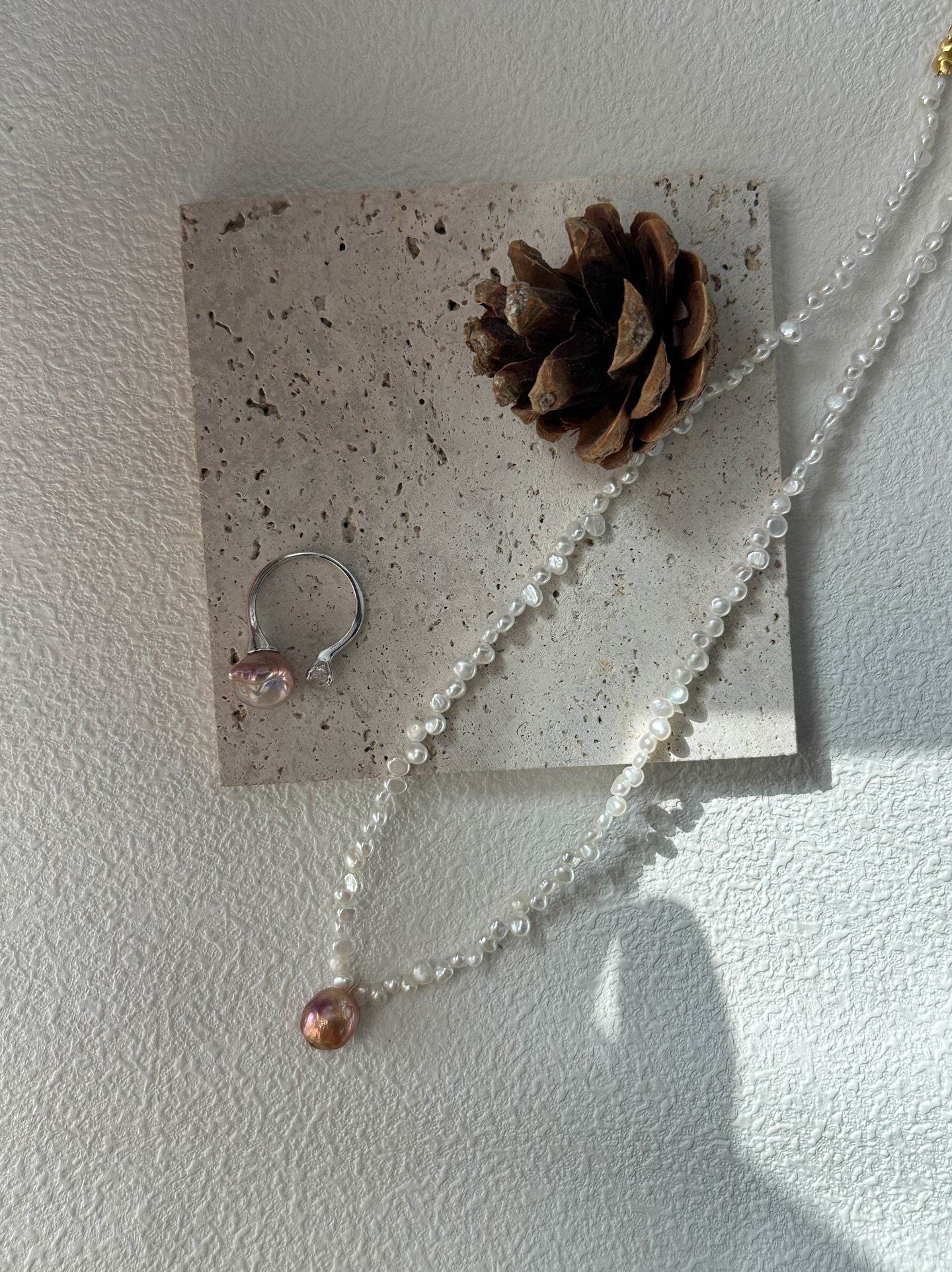 Fairycore Pearl Drop Necklace - SOLIS