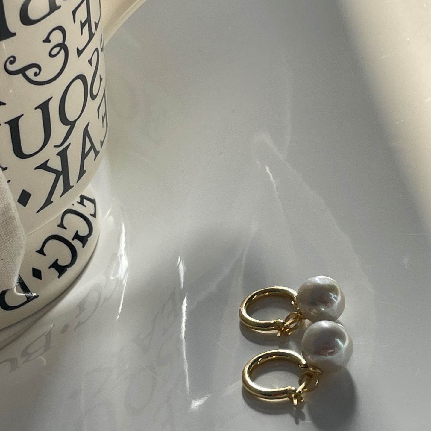 Crystal Baroque Pearl Drop Earrings - SOLIS
