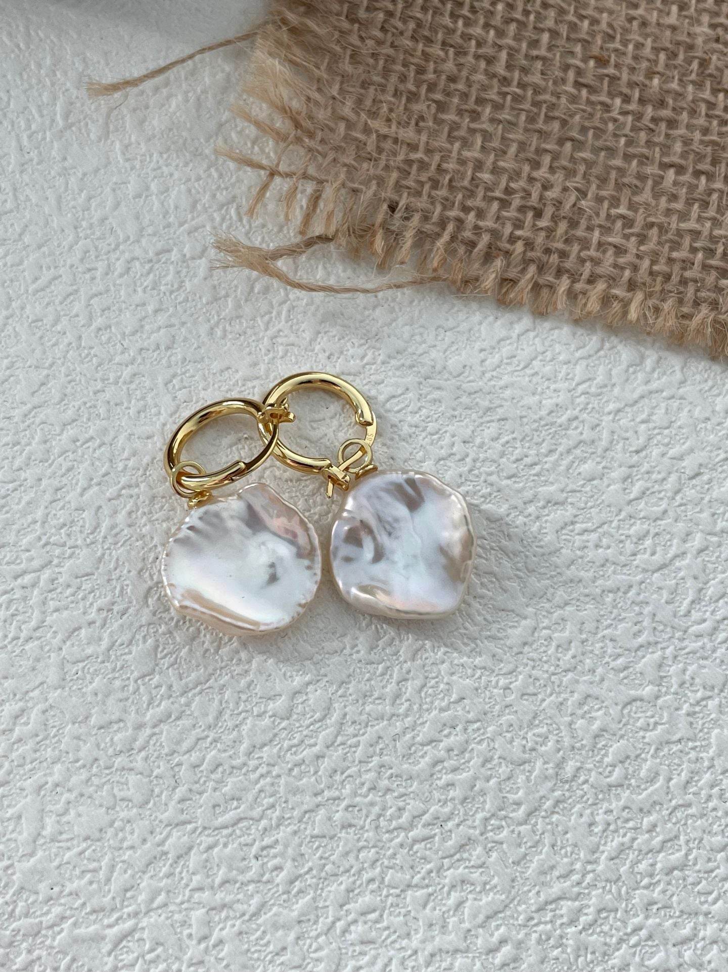Bloom Form Originals - Pearl Hoops - SOLIS