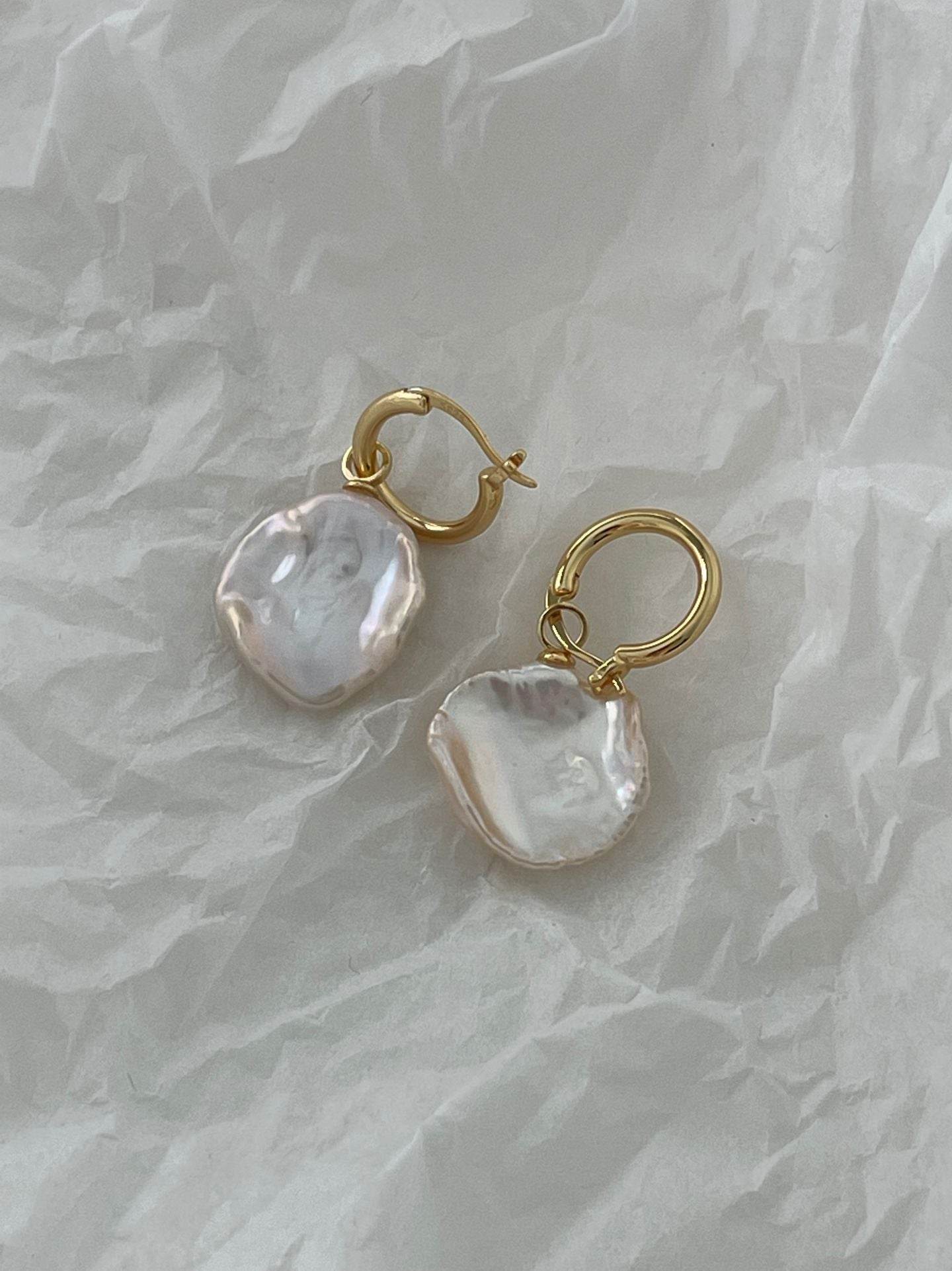 Bloom Form Originals - Pearl Hoops - SOLIS