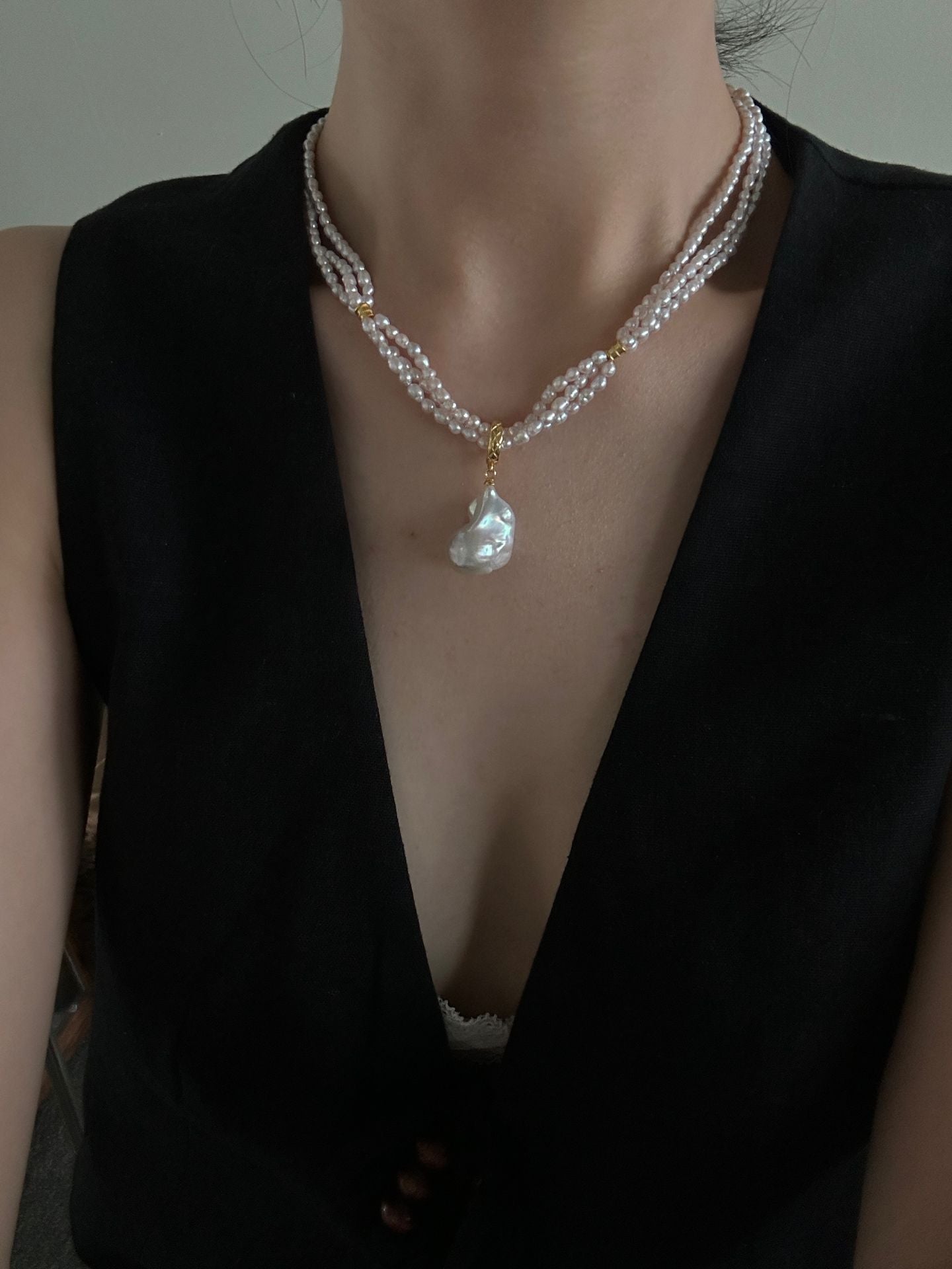 Mini Pearl Pink Dream Necklace