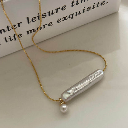 Whisper Drop Pearl Necklace - SOLIS