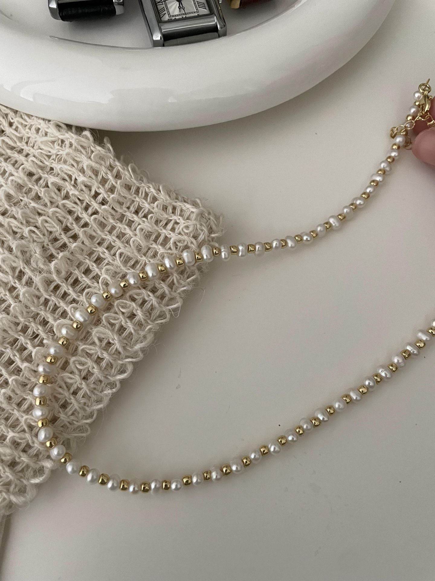 Golden Whisper Pearl Necklace - SOLIS