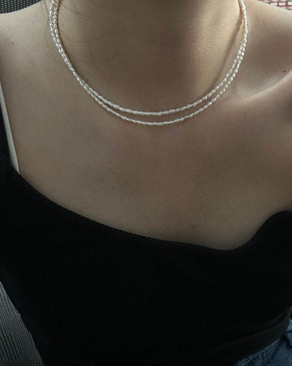 Keshi Pearl Necklace · 2–2.5mm - SOLIS