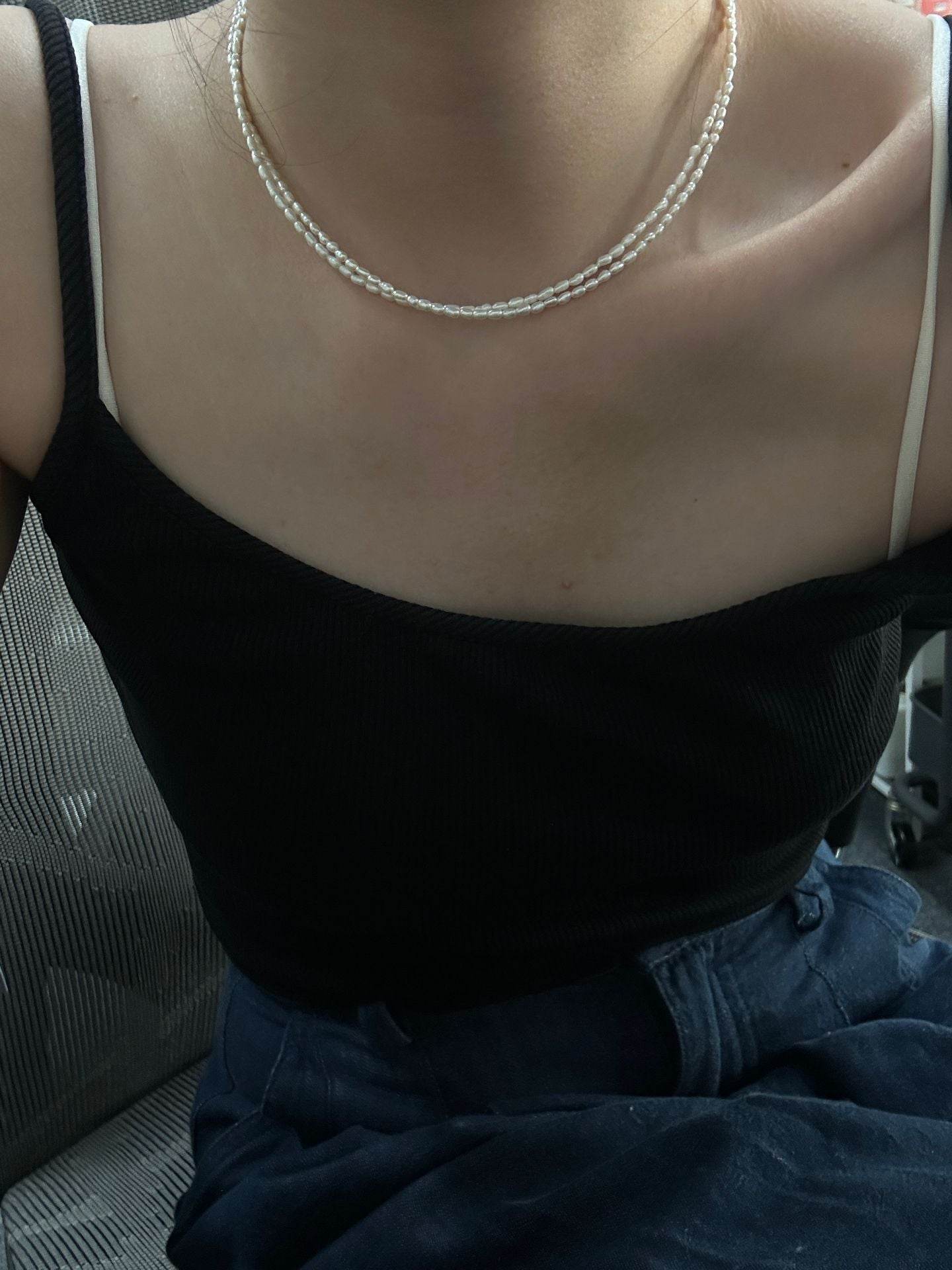 Keshi Pearl Necklace · 2–2.5mm - SOLIS