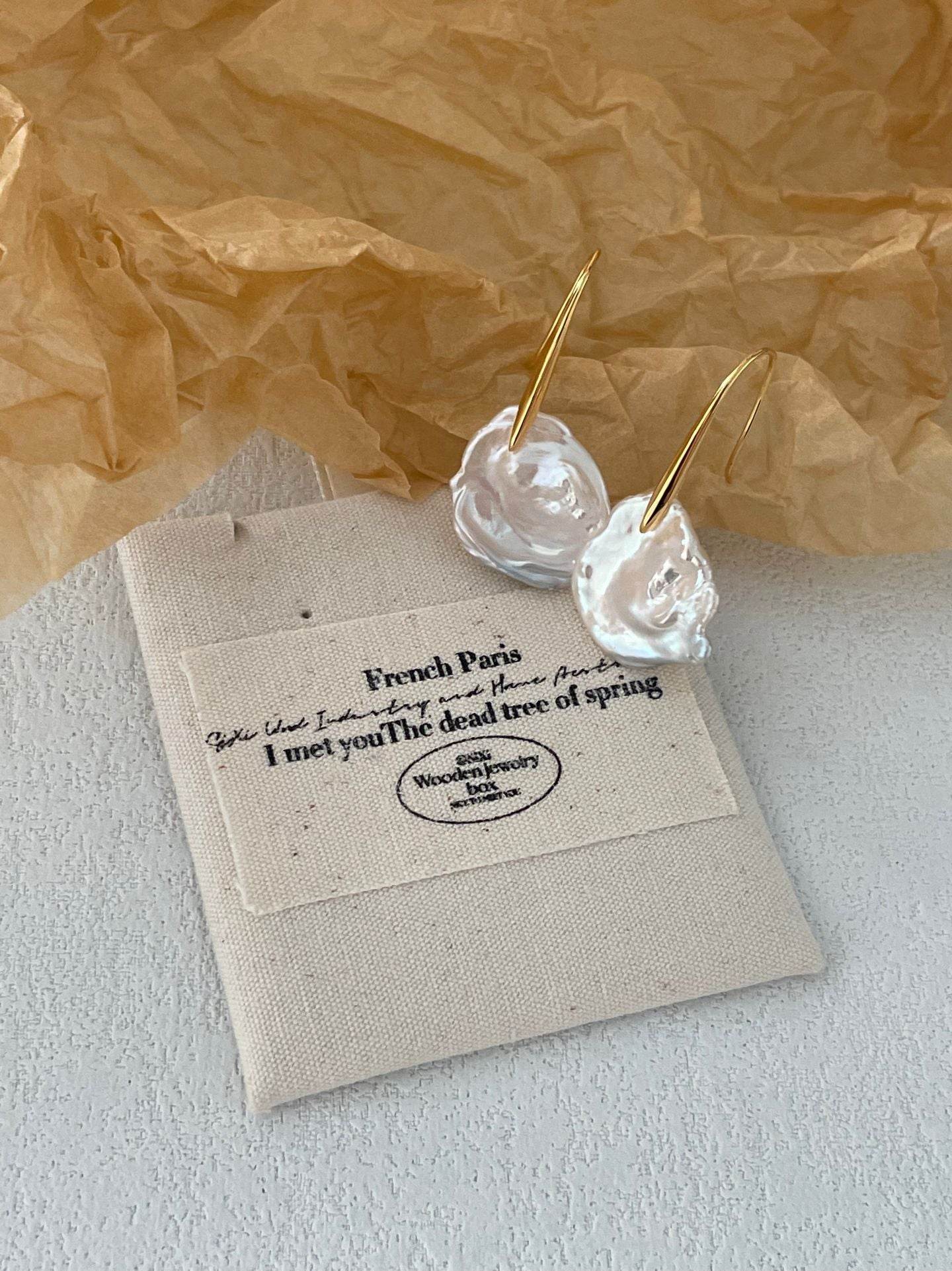 Petal Drop Earrings – 18K Gold Vermeil - SOLIS