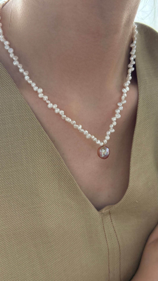 Fairycore Pearl Drop Necklace - SOLIS