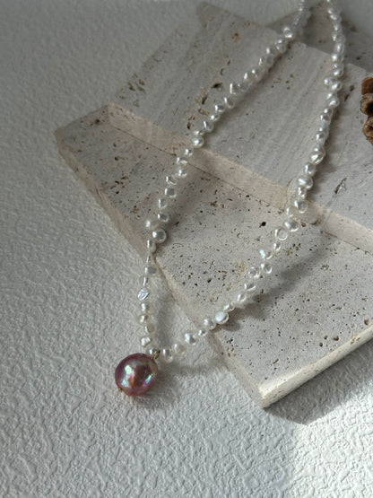 Fairycore Pearl Drop Necklace - SOLIS