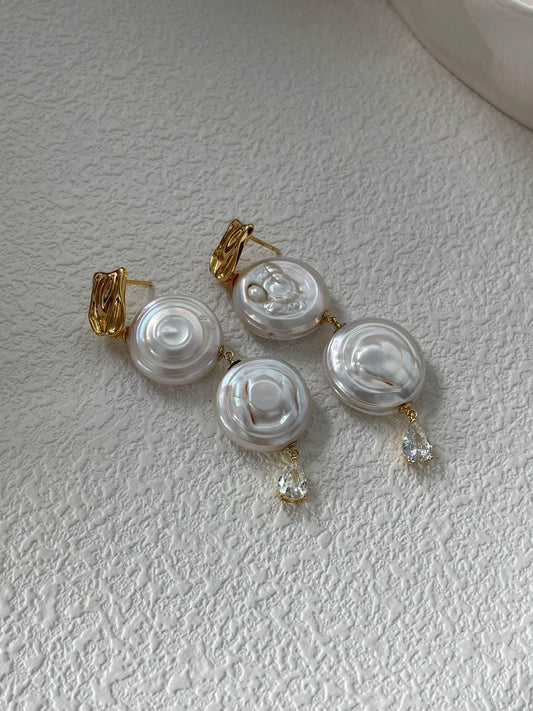 Roman Holiday Earrings · Double Coin - SOLIS