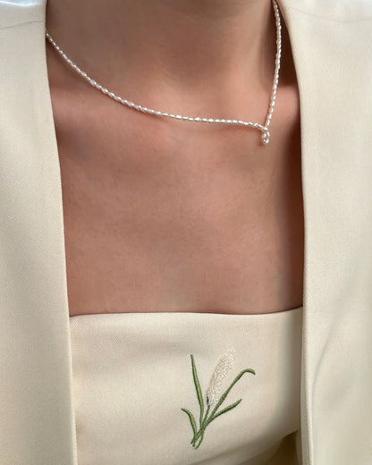 Mini Pearl Beam Necklace