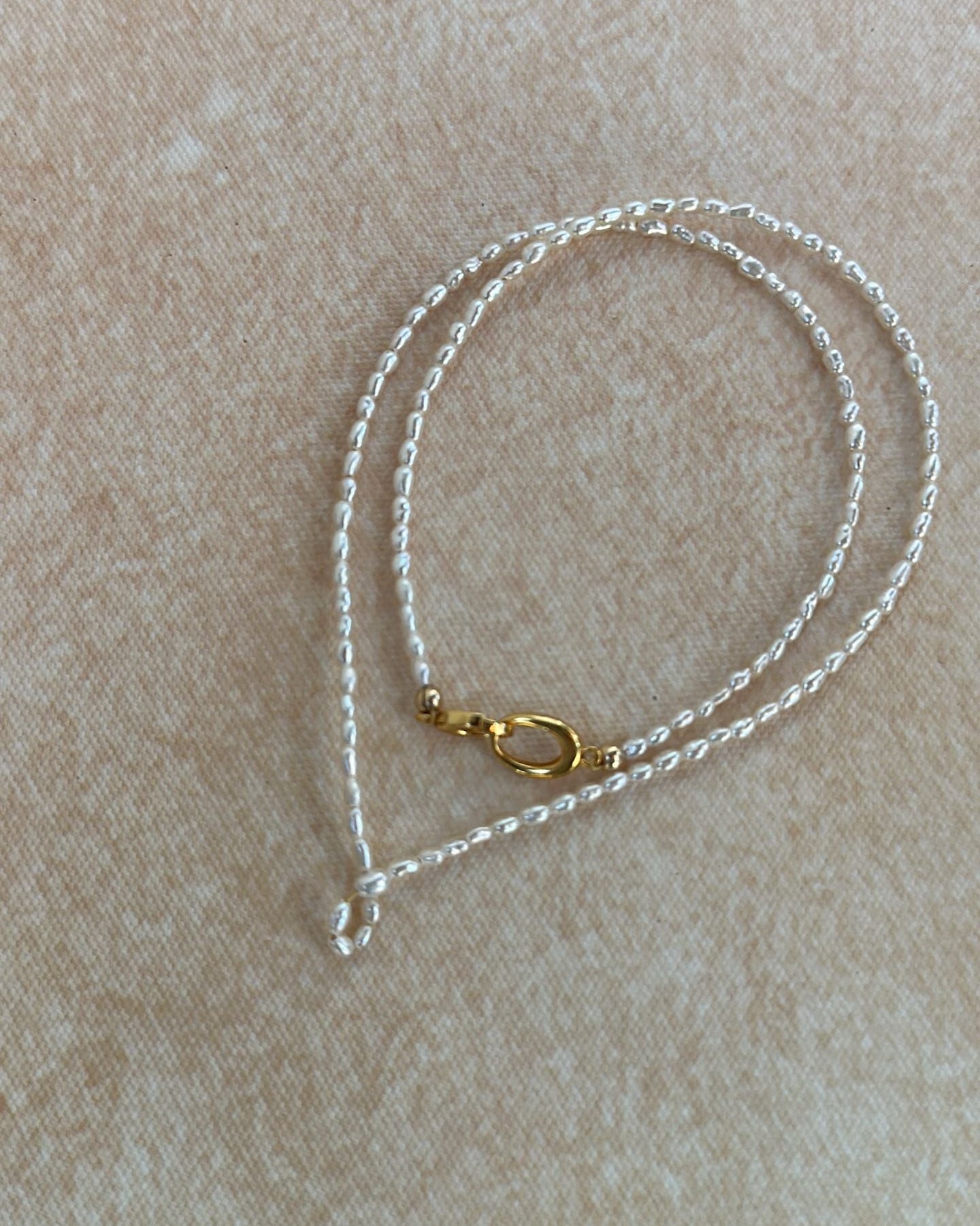 Mini Pearl Beam Necklace