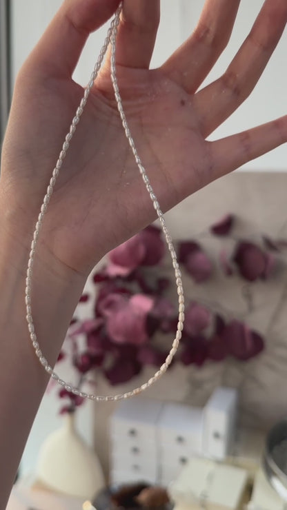 Keshi Pearl Necklace · 2–2.5mm